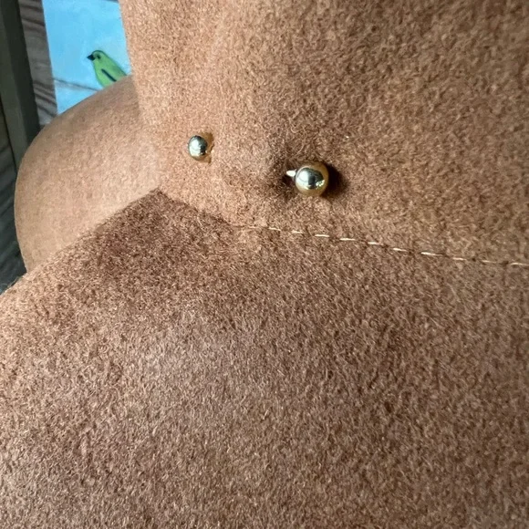 Chestnut Wide Brimmed Wool Rancher - avconcontrols.com display picture 3